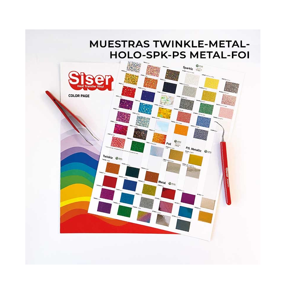 Catálogo Twinkle-Metal-Holo-SPK-PS Metal-FOI Siser