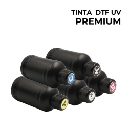 tinta dtf uv premium 1 litro. Disponible en magenta, cian, amarillo, blanco y negro