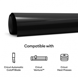 Smart Iron-On™ Cricut Venture black color