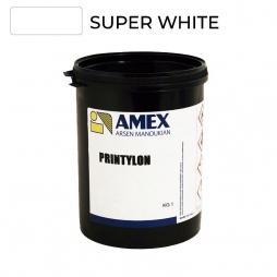 Tinta de serigrafía Amex Printylon HR Super White 1kg