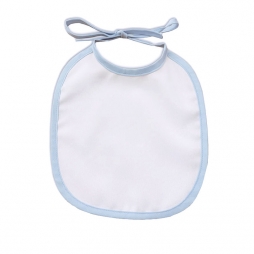 Babero azul para bebé sublimable 22 x 23 cm
