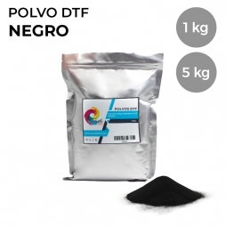 Polvo adhesivo negro para DTF