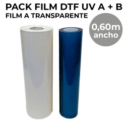 Film transfer DTF UV, film a transparente y film b