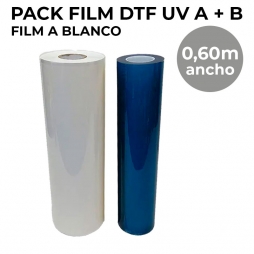 Film transfer DTF UV, film a blanco y film b