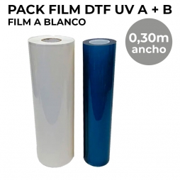 Film transfer DTF UV, film a blanco y film b