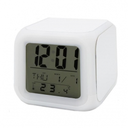 Reloj despertador con LED para sublimacion