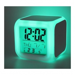 Reloj despertador con LED para sublimacion