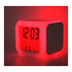 Reloj despertador con LED para sublimacion