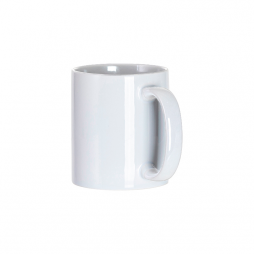 Taza para sublimación cerámica interior y asa gris claro