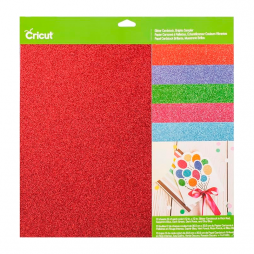 Cricut Cartulinas Glitter Sampler Brights (10 uds.)