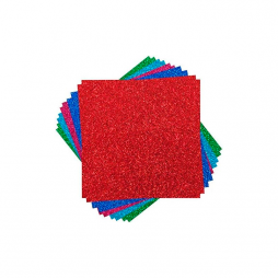 Cricut Cartulinas Glitter Sampler Brights (10 uds.)