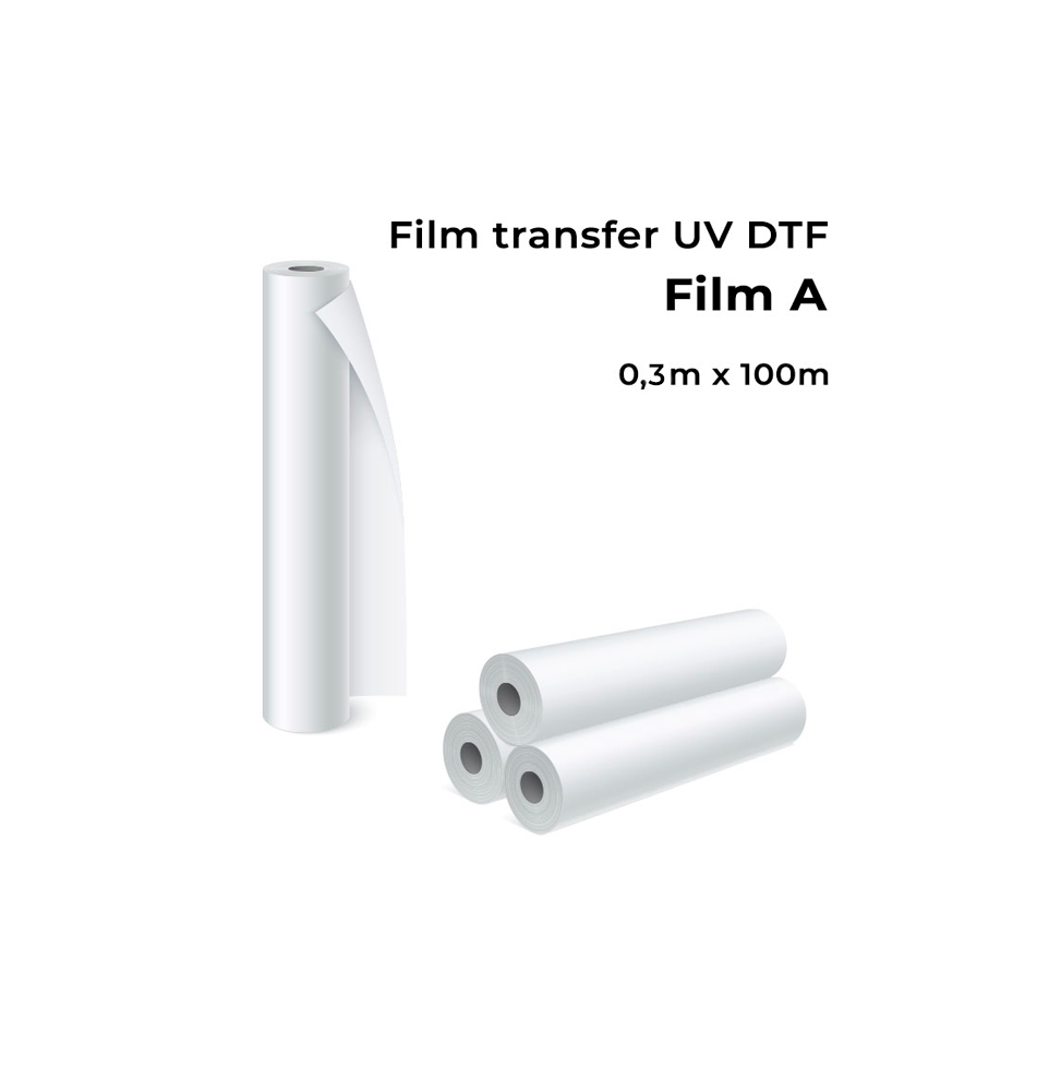 Bobina Film transfer UV DTF 30cm (Film A)