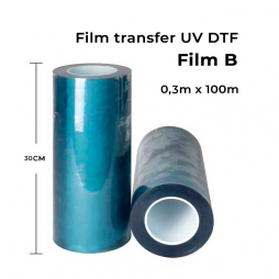 Bobina Film transfer UV DTF 30cm (Film B)