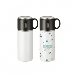Termo con taza - 350ml blanco