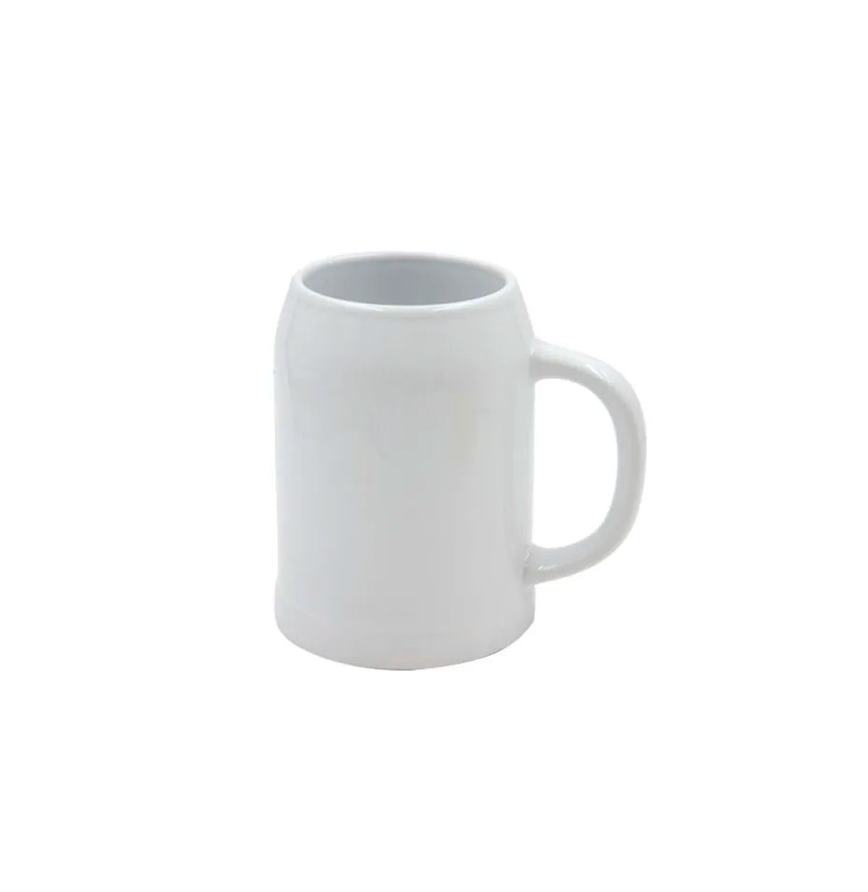 Jarra de cerveza blanca 500ml