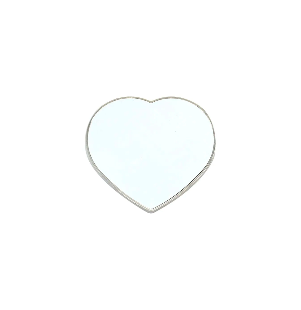 Imán Corazón Metálico Sublimable