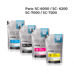 Tintas de sublimación Epson UltraChrome DS 1L