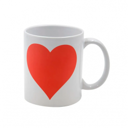 Taza Cerámica Mágica Corazón 11 Oz con caja