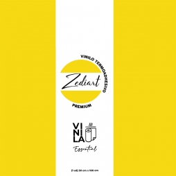 Vinilo Termoadhesivo Zediart Essential Rainbow Yellow