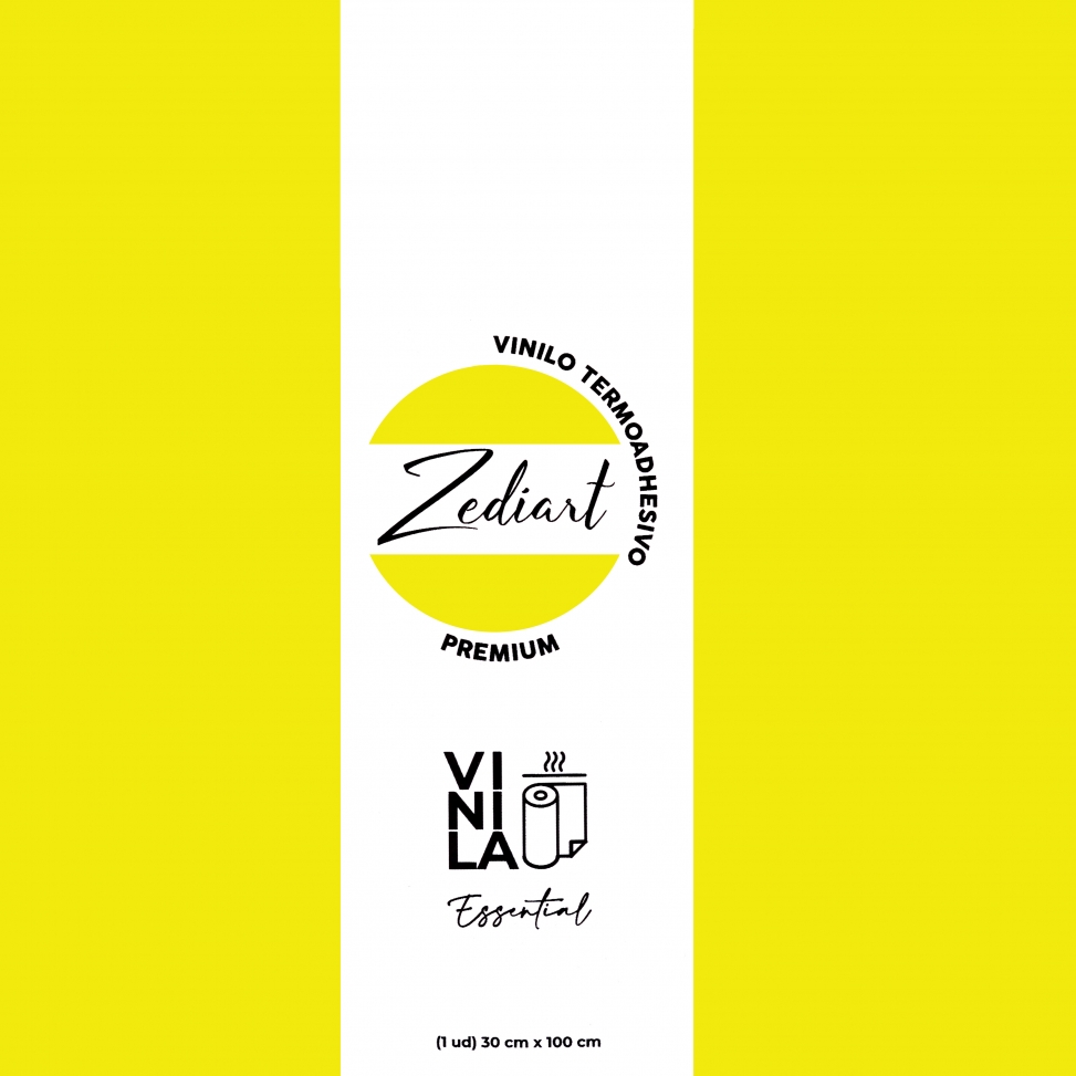 Vinilo Termoadhesivo Zediart Essential Neon Lemon Vinilo Termoadhesivo Zediart Essential Neon Lemon