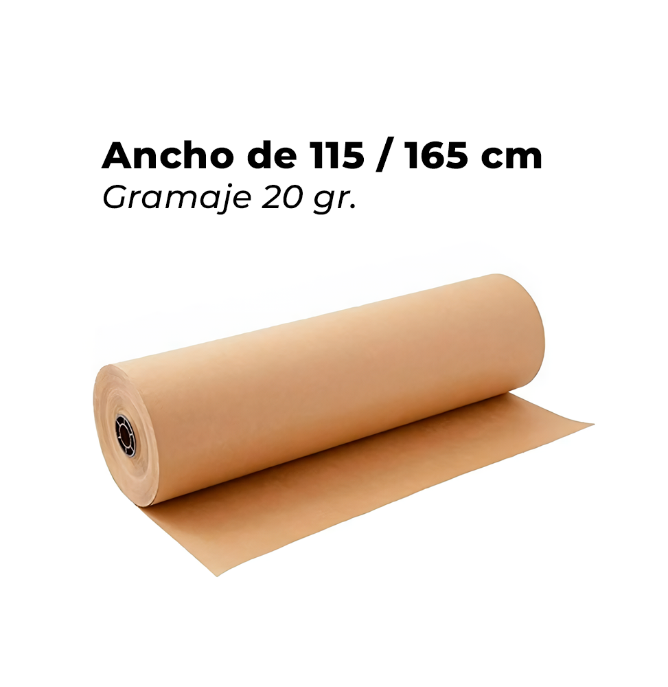 Papel Protector para Calandra Marrón 20gr Papel Protector para Calandra Marrón 20gr