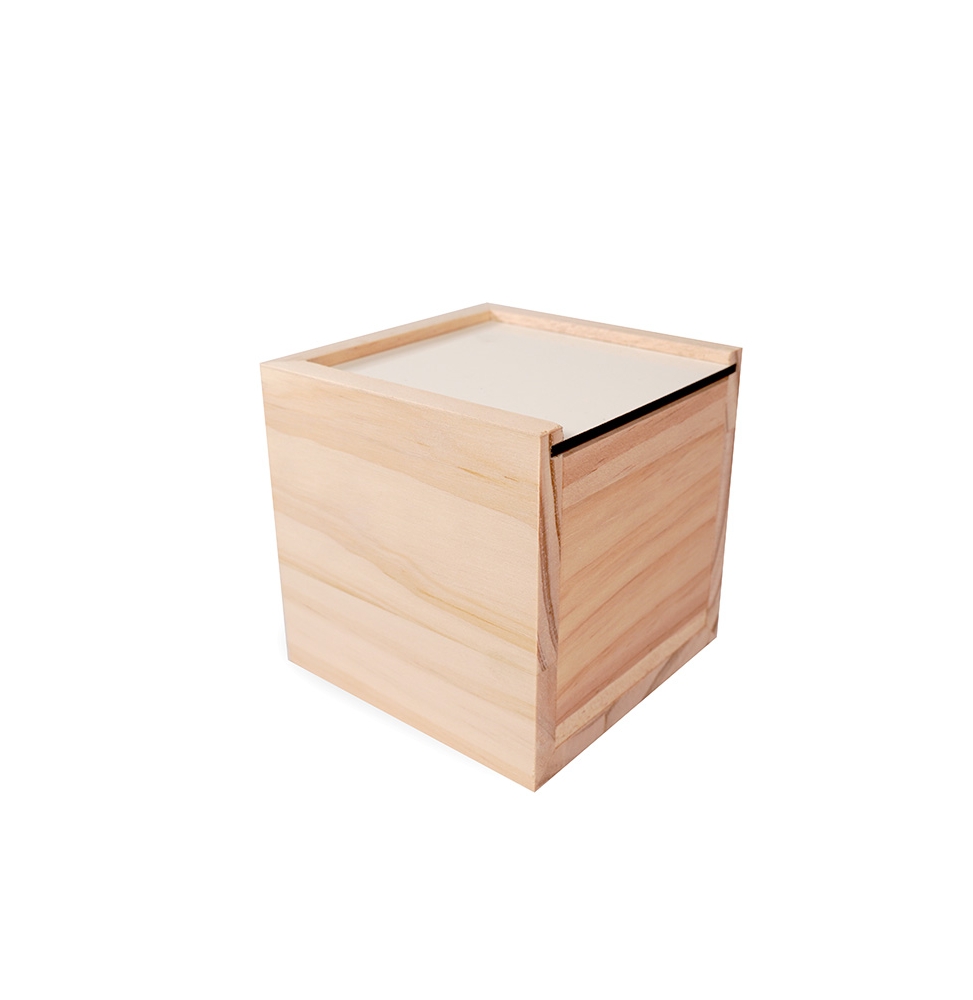 Caja sublimacion de madera 10x10x10 Caja sublimacion de madera 10x10x10