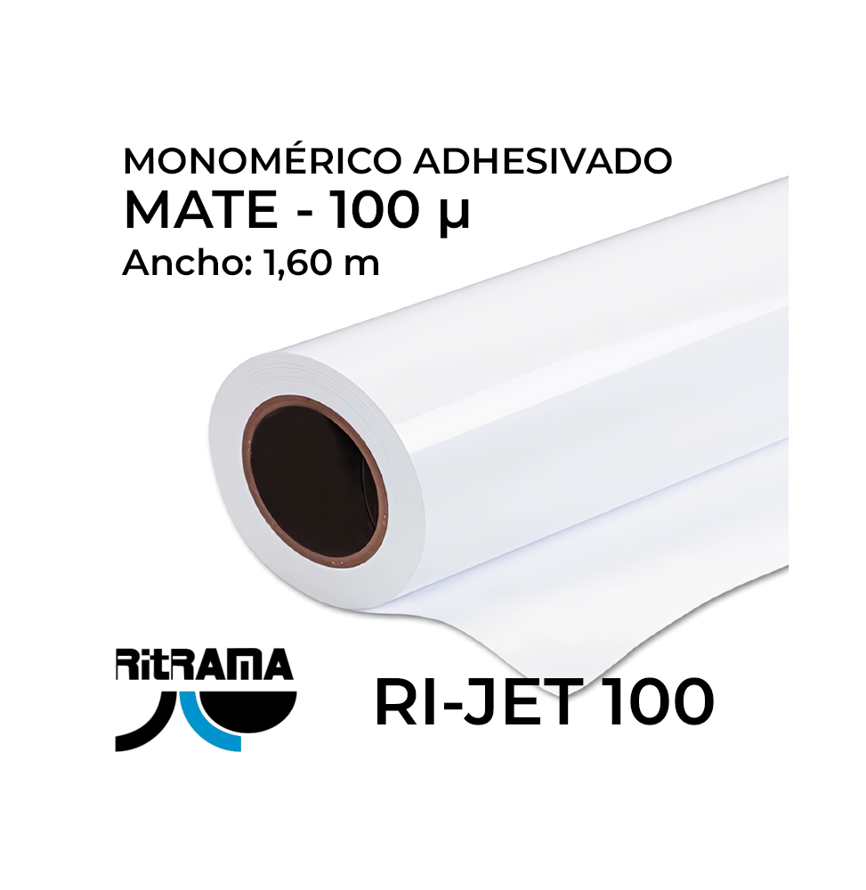 Vinilo Imprimible Monomérico Mate Ritrama RI-JET 100