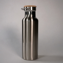 Botella de Acero Inoxidable Zediart plata