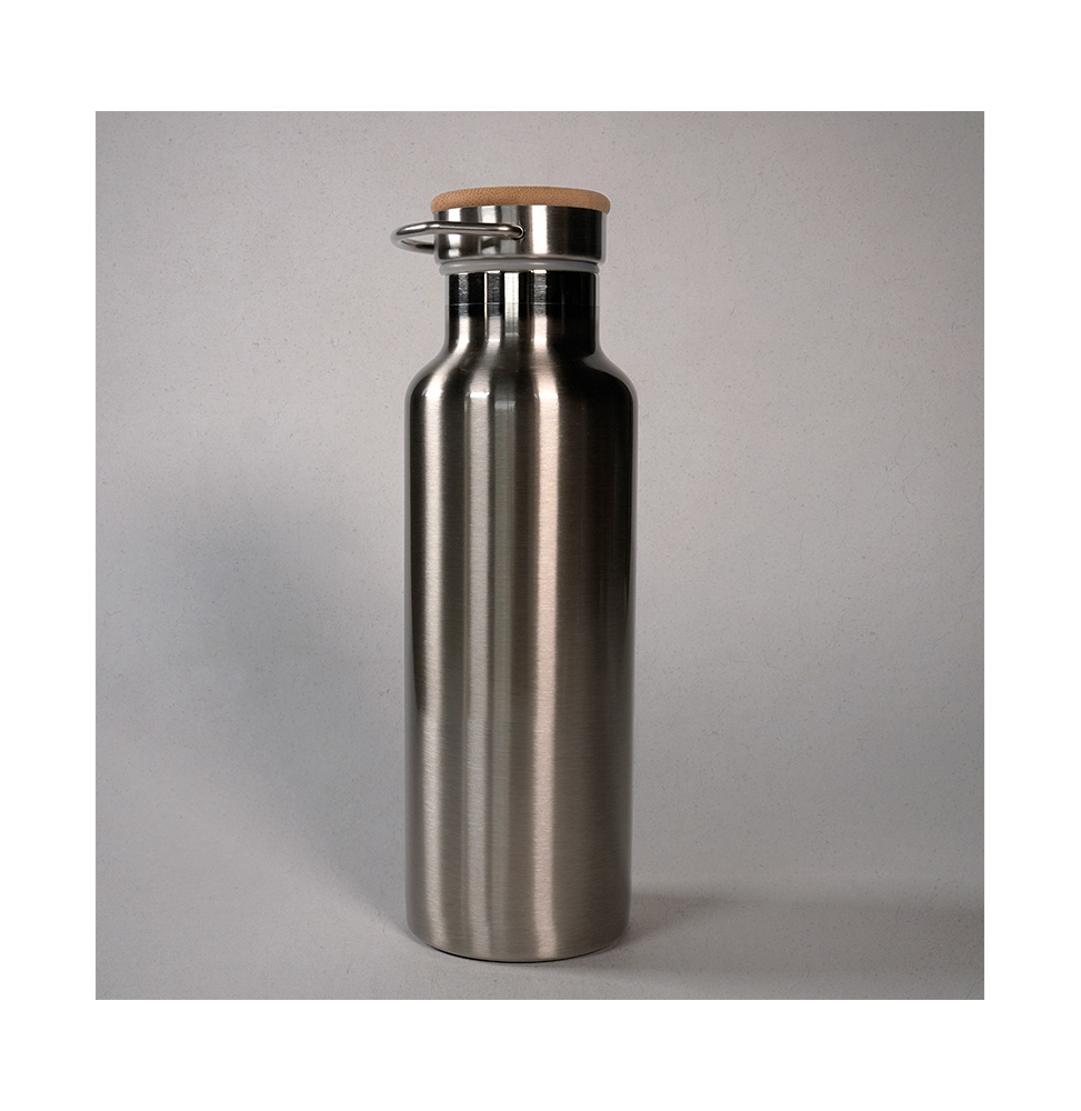 Botella de Acero Inoxidable Zediart plata