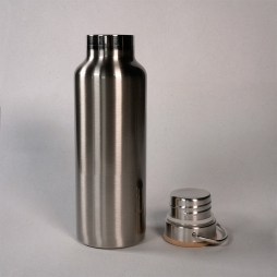 Botella de Acero Inoxidable Zediart plata 3