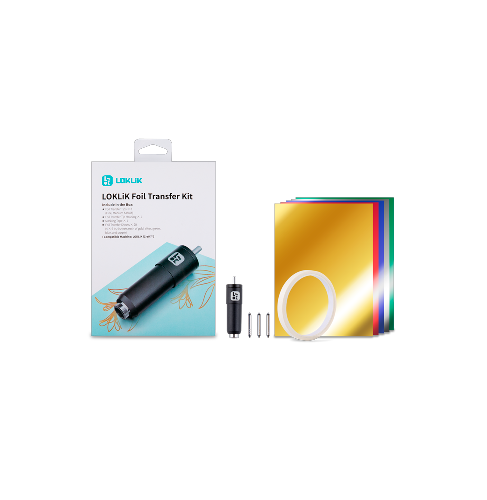 Kit de Transferencia de Foil Loklik iCraft Kit de Transferencia de Foil Loklik iCraft