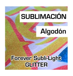 Subli-Light Glitter no cut A4 -paquete 10 hojas-