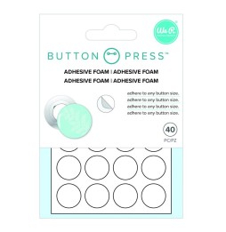 Button Press Foam adhesivo