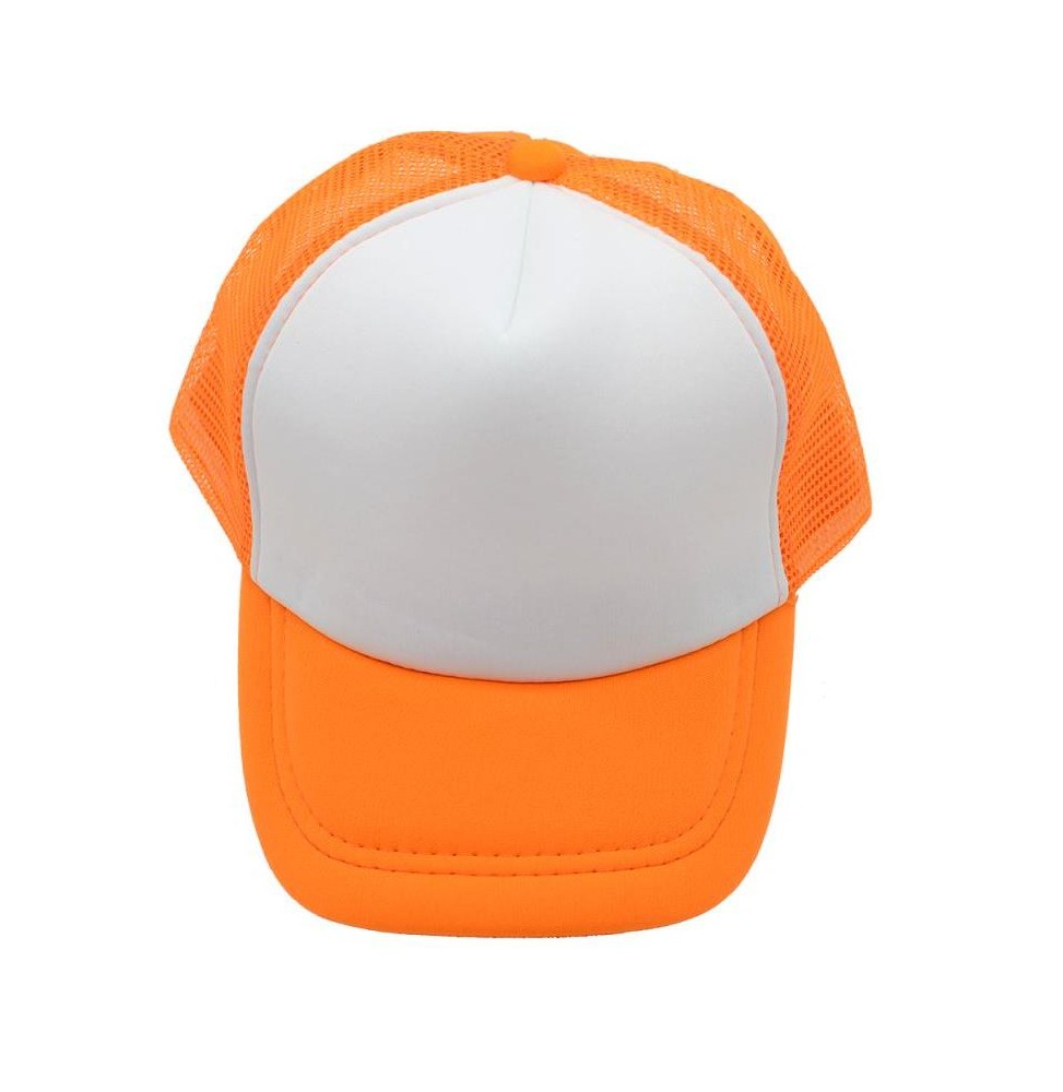 Gorra sublimación infantil color naranja