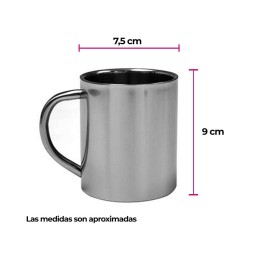 Taza de metal sublimable 300ml