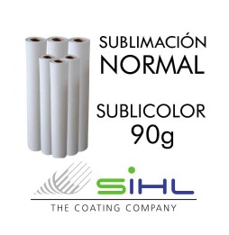 Papel Sublimación SubliColor Uni. 90g 1,32x150m