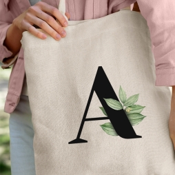 Tote bag algodón color crudo