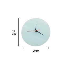 Reloj 20 cm madera para sublimación