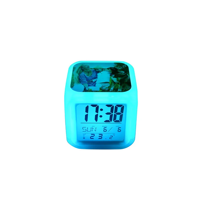Reloj con Luz LED para Sublimación