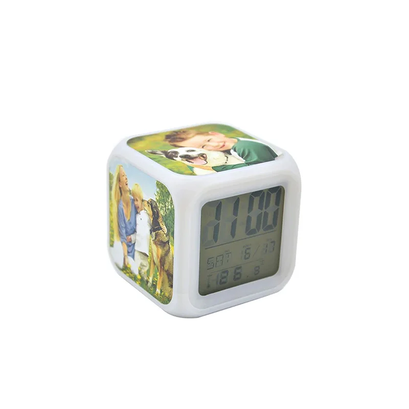 Reloj con Luz LED para Sublimación