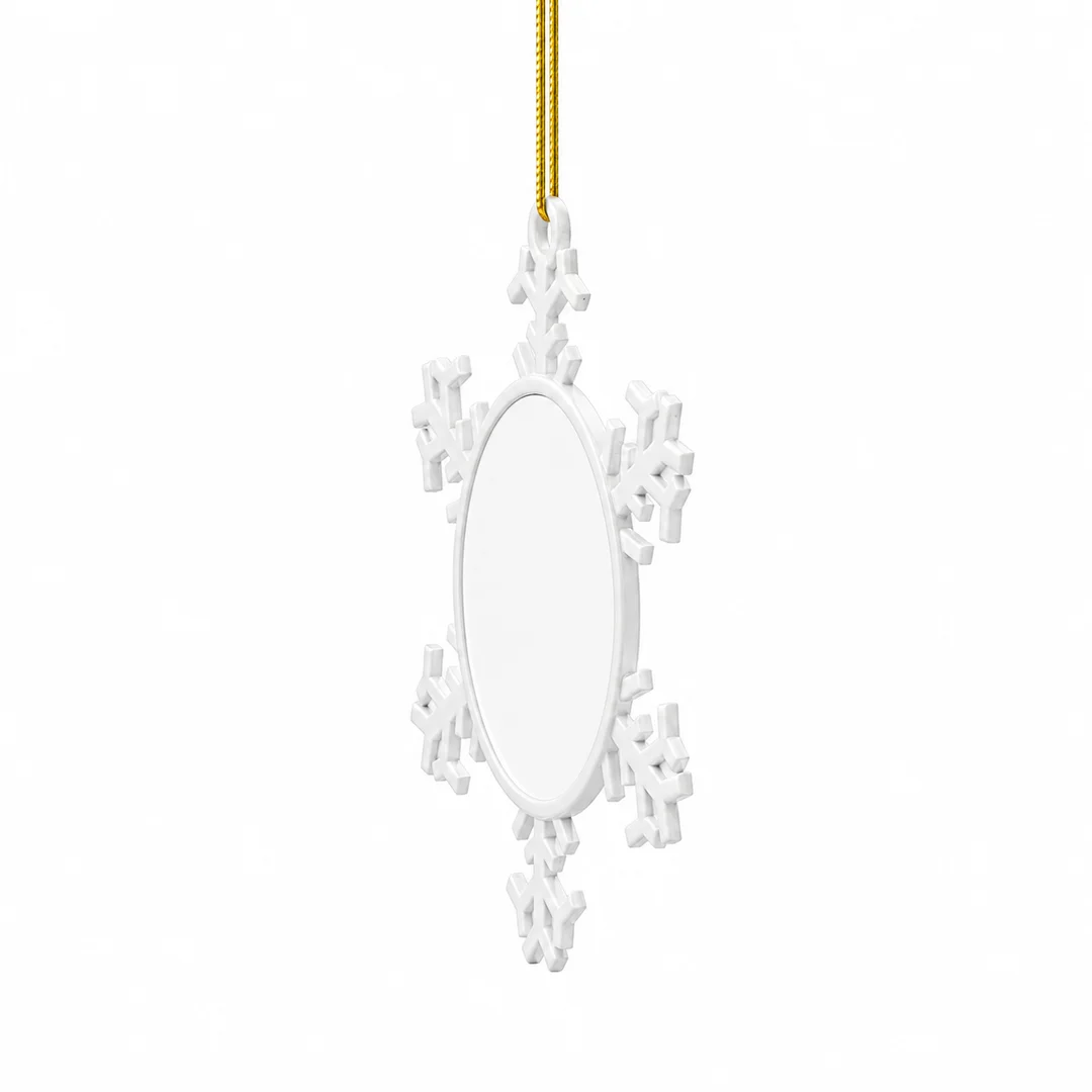 Adorno de Copo de Nieve Sublimable