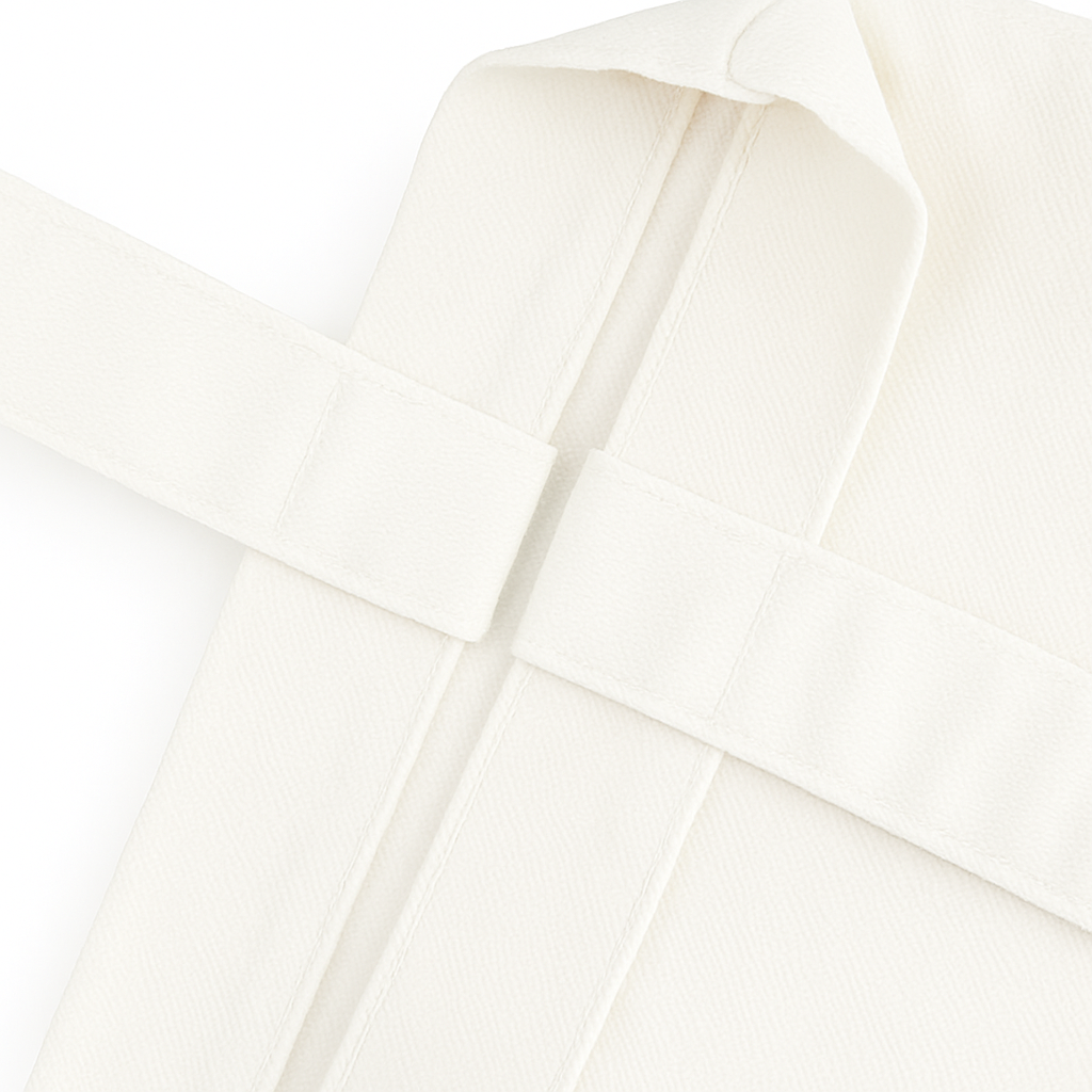 Tote Bag de Lino con Asas Largas