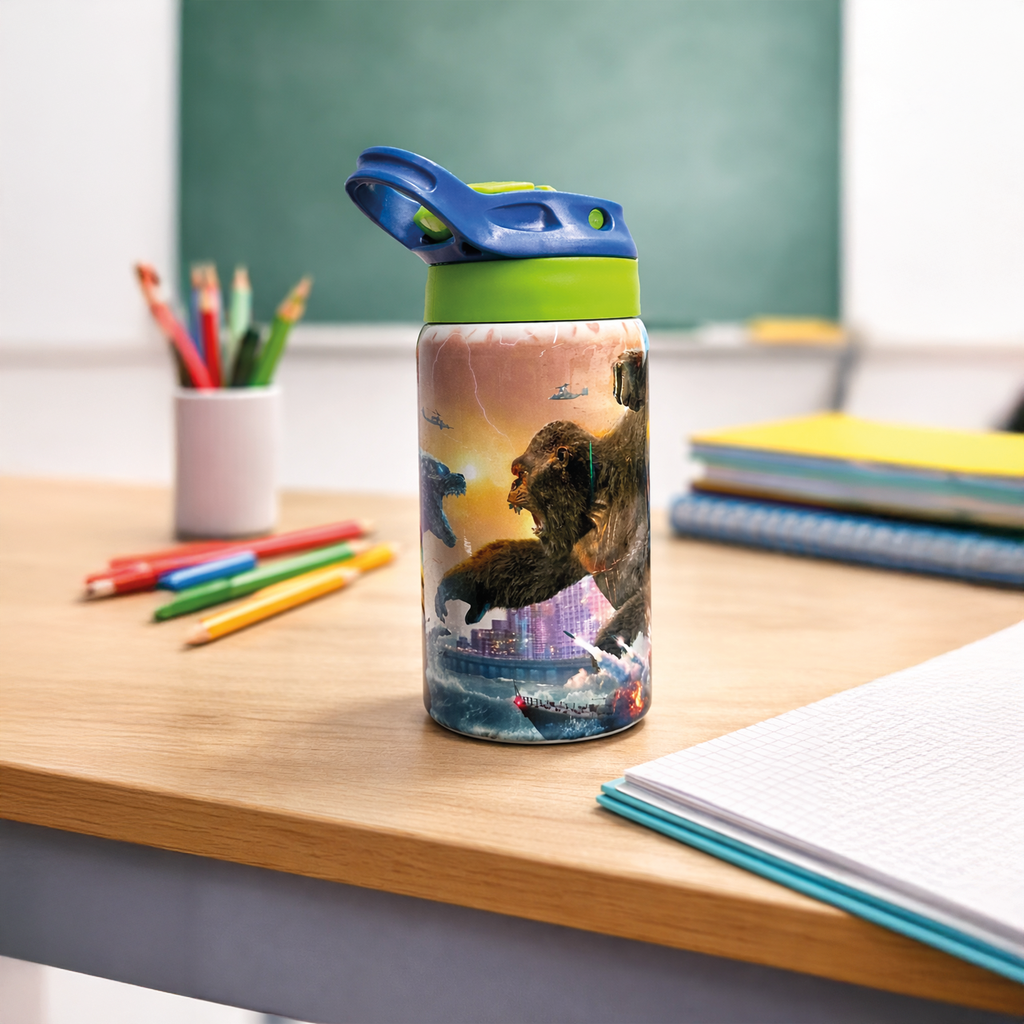 Botella Infantil de Acero Inox. con Boquilla | 350 ml