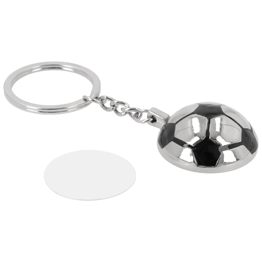 Llavero de Balón de Fútbol Metálico 