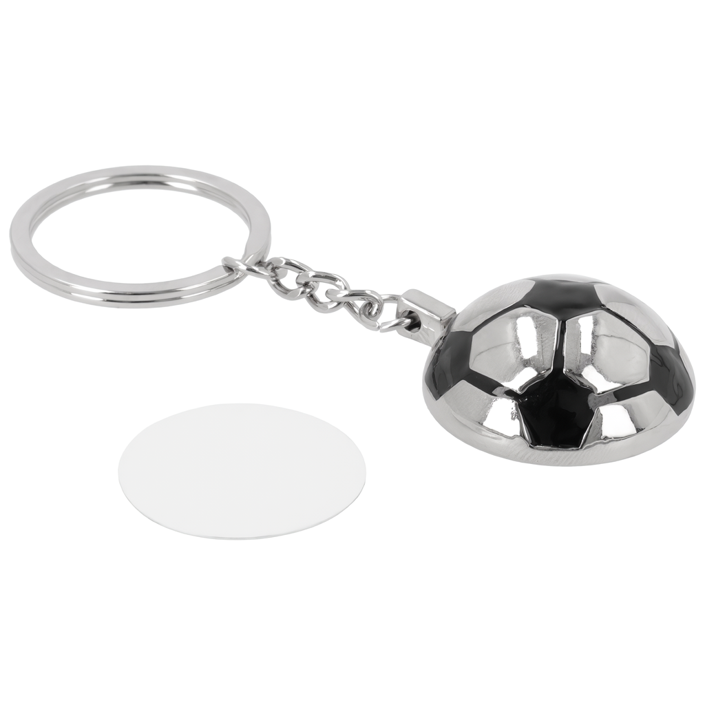 Llavero de Balón de Fútbol Metálico 