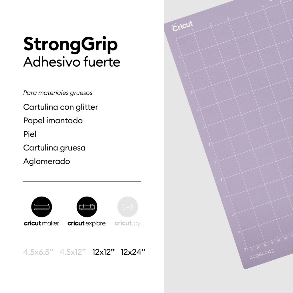 Cricut Mat adhesivo Fuerte 12x12 StrongGrip