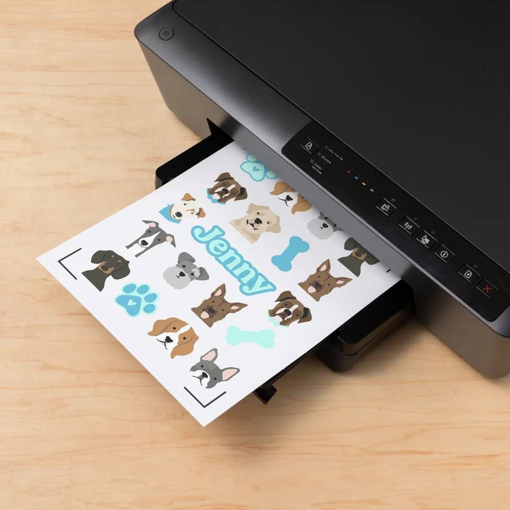 Cricut Set de Hojas Impermeables Imprimibles Holográficas | 5 hojas A4