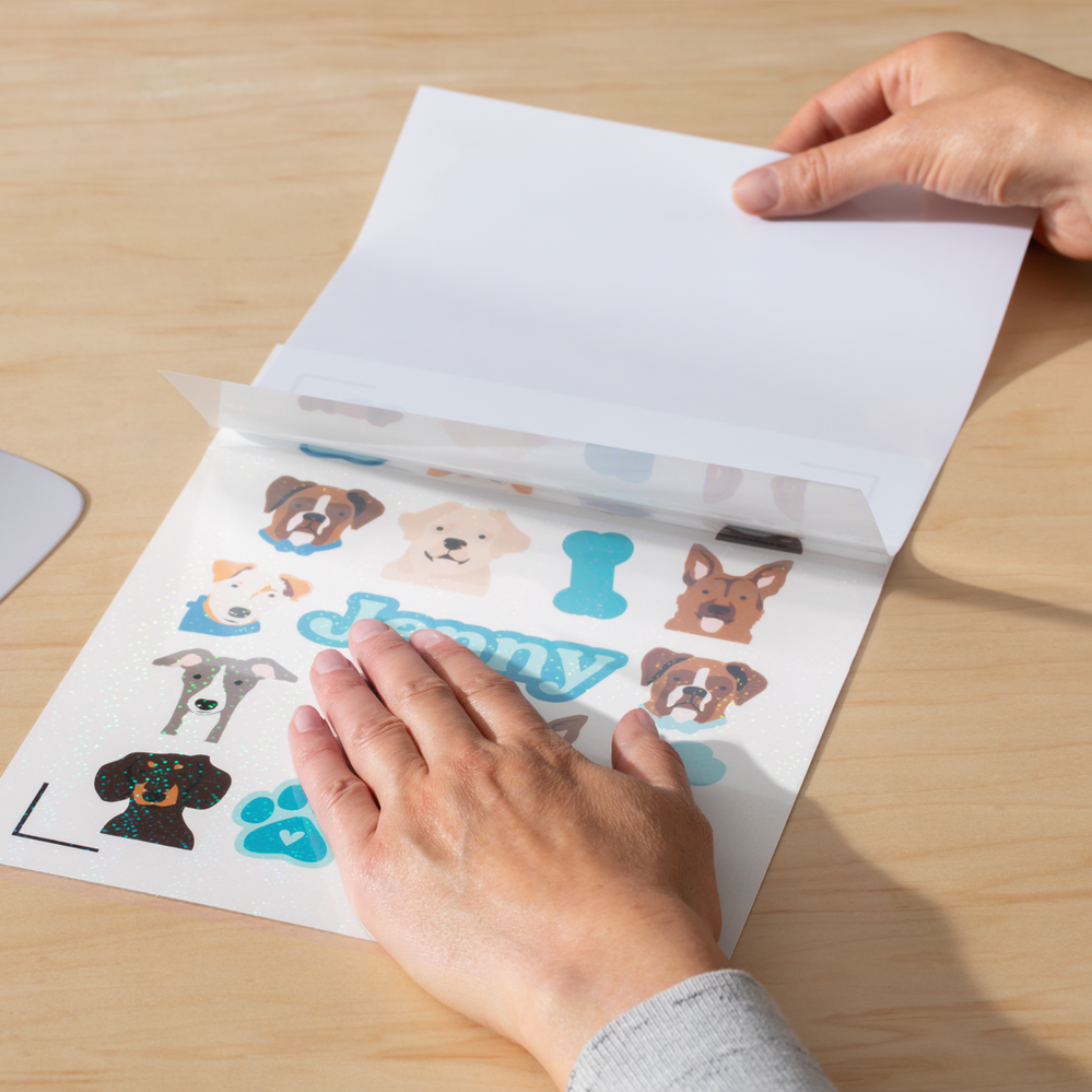 Cricut Set de Hojas Impermeables Imprimibles Holográficas | 5 hojas A4