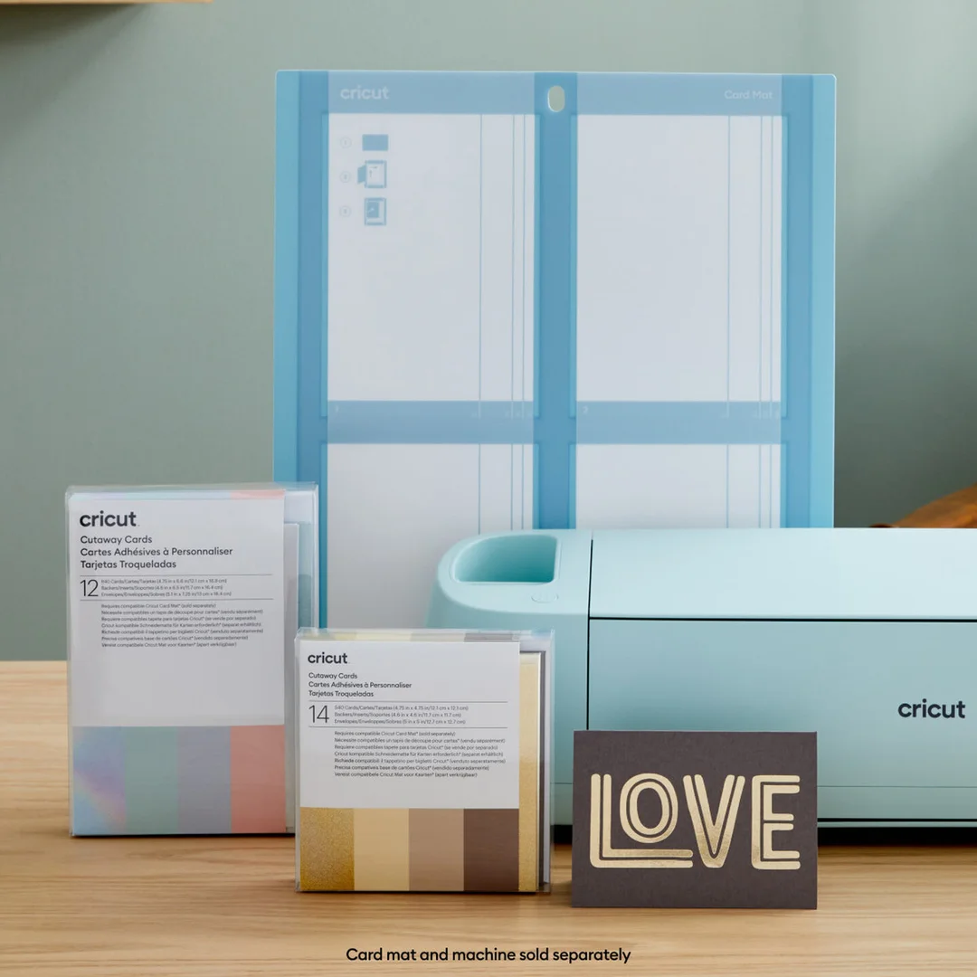 Cricut Cut-Away Cards Pastel