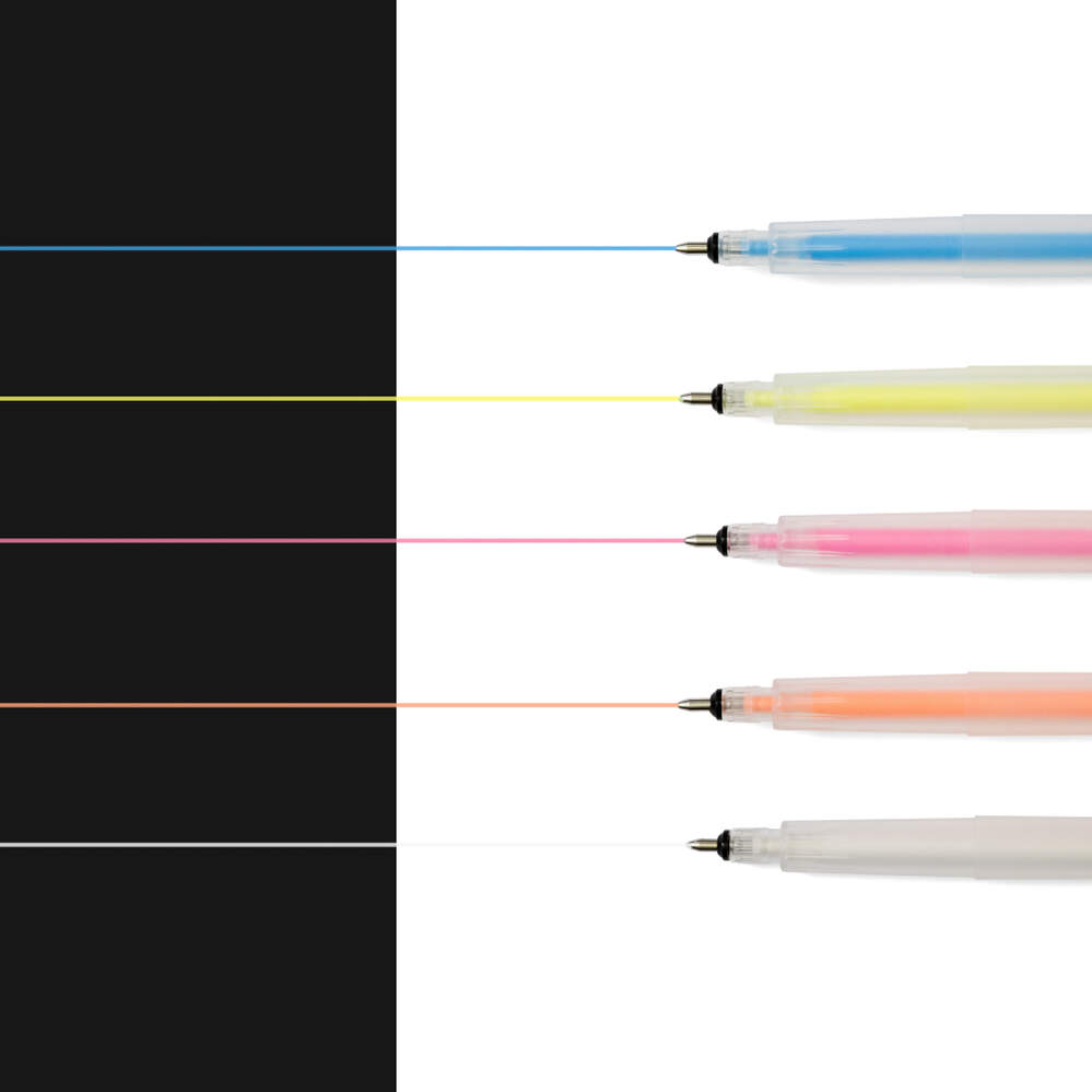 Cricut Rotuladores Acrílicos 1.0 mm Rosa, Blanco, Naranja, Azul, Amarillo (5 piezas)